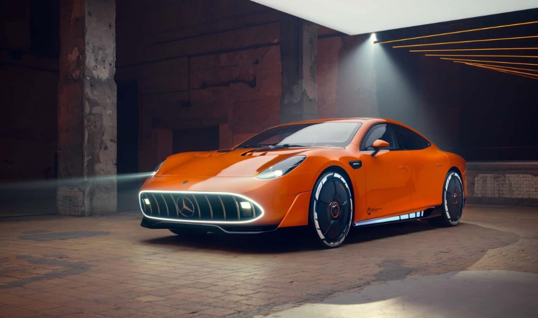 Mercedes-AMG, 1340 beygir gücündeki büsbütün elektrikli üstün araba konsepti GT