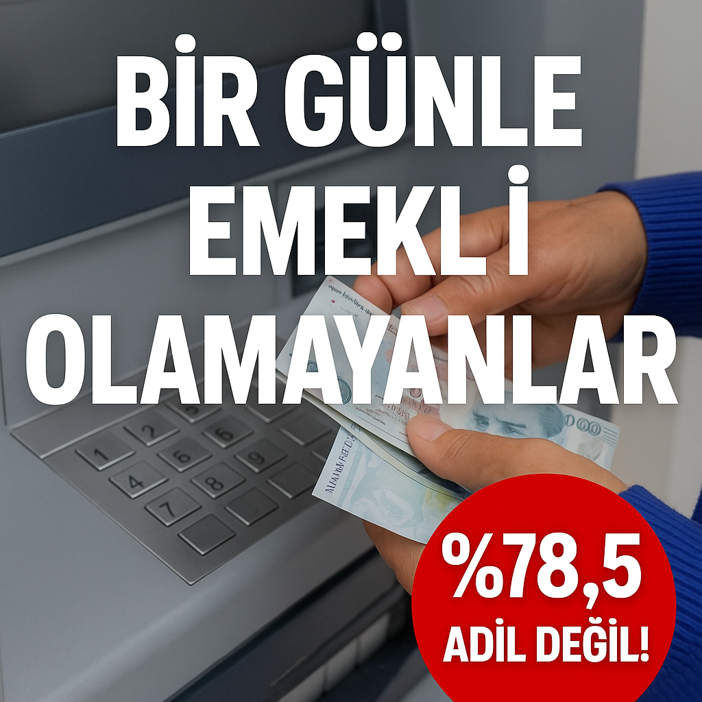 SONAR Araştırma Şirketi’nin Mayıs 2025’te gerçekleştirdiği anket, Emeklilikte Yaşa Takılanlar