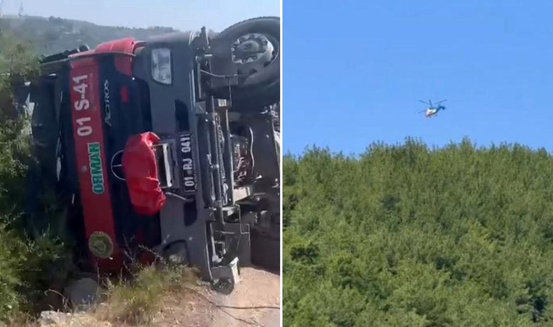 Adana ve Çanakkale'de orman yangını çıktı. Her iki yangına da