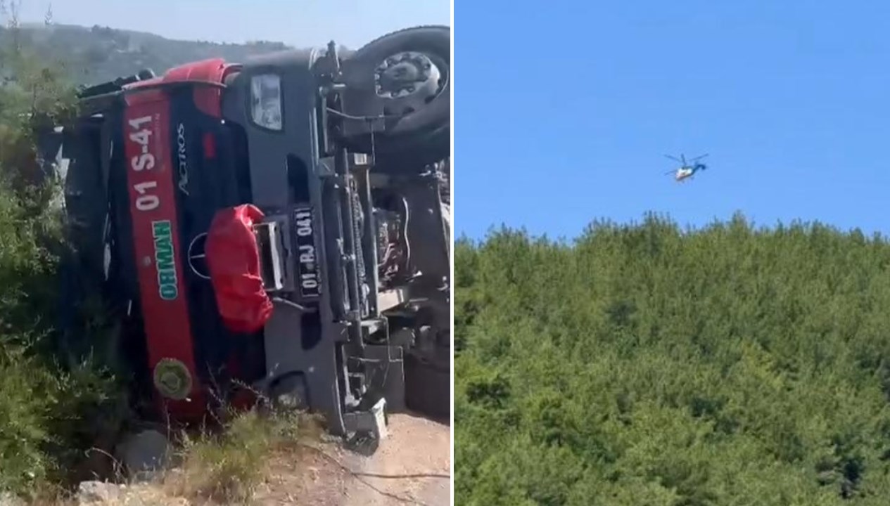 Adana ve Çanakkale'de orman yangını çıktı. Her iki yangına da