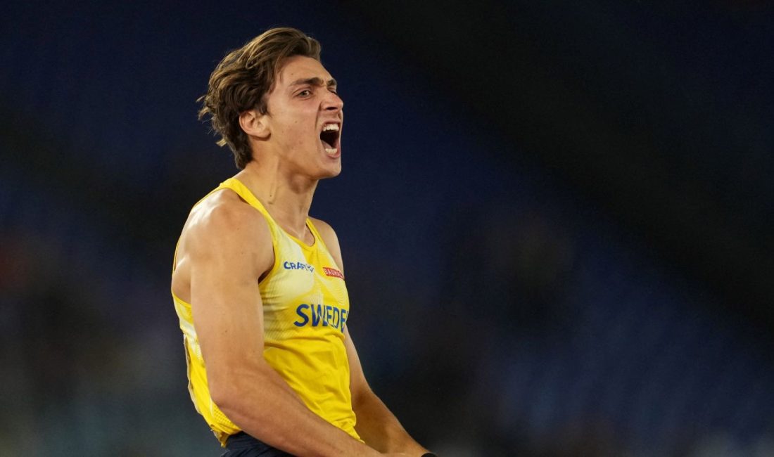 İsveçli atlet Armand Duplantis, erkekler sırıkla atlamada 6,28 metreye ulaşarak