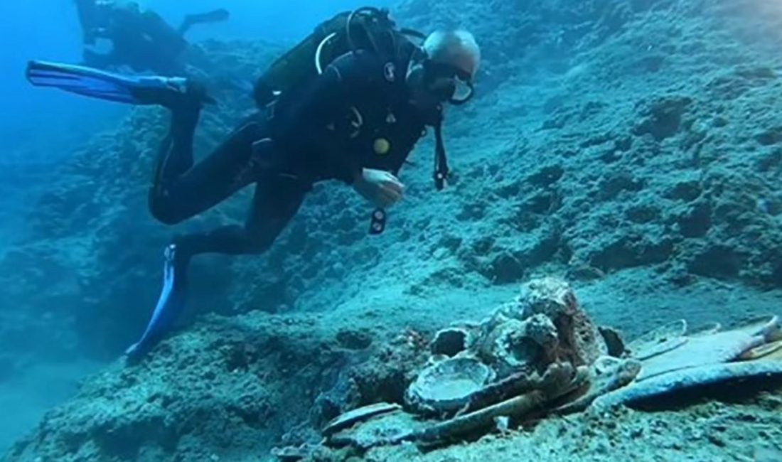 Kültür ve Turizm Bakanı Mehmet Nuri Ersoy, Antalya Kumluca açıklarında keşfedilen