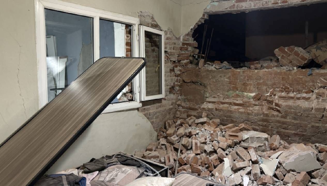 İzmir Büyükşehir Belediyesi'nin yürüttüğü Buca Onat Tüneli inşaatı sırasında bir