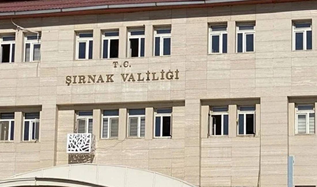 Şırnak Valiliği, Beytüşşebap'ta birtakım alanların "özel güvenlik bölgesi" ilan etti.