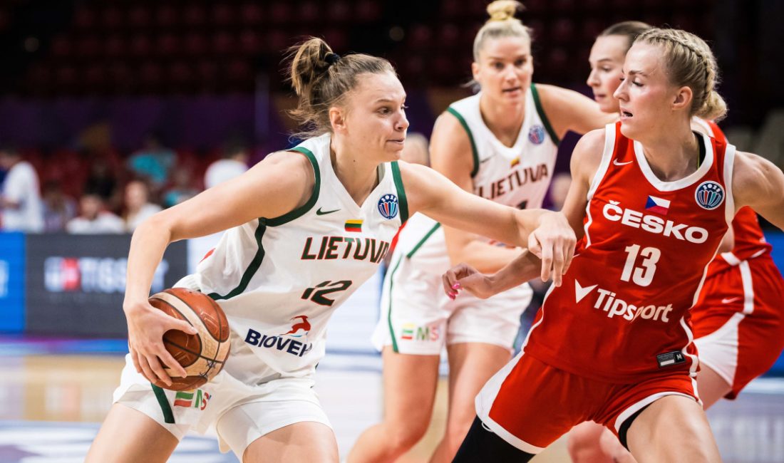 2025 FIBA Bayanlar Avrupa Basketbol Şampiyonası klasman maçında Litvanya'yı 81-76