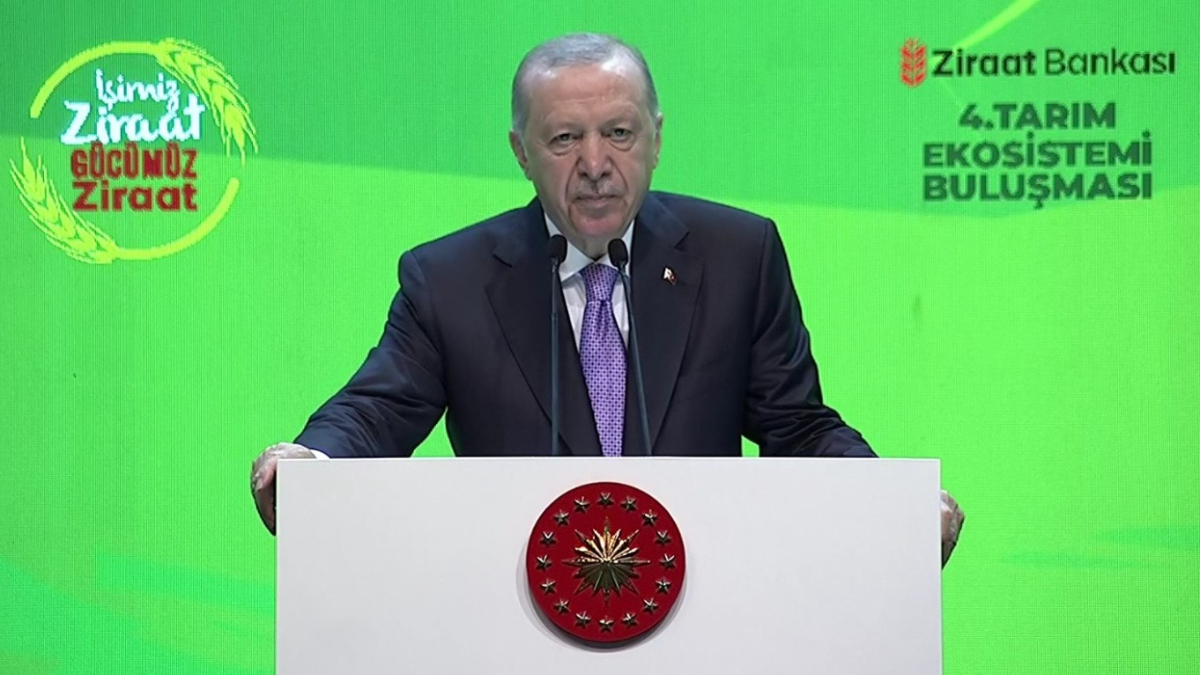 Cumhurbaşkanı Erdoğan, Haliç Kongre Merkezi’nde gerçekleştirilen “4. Ziraat Bankası Tarım