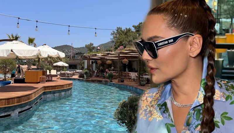 Müzikçi Demet Akalın, tatil için Bodrum'a gitti. Deniz, kum ve