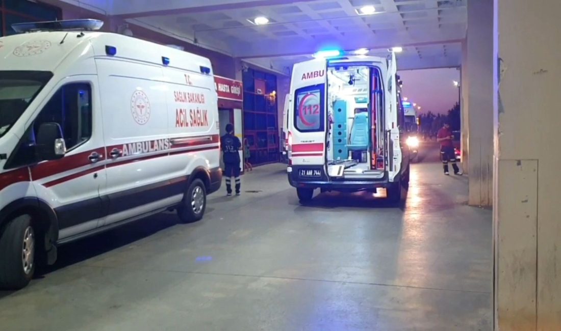 Diyarbakır'da iki aile, arazi uyuşmazlığı nedeniyle taşlı ve sopalı arbede etti. 4