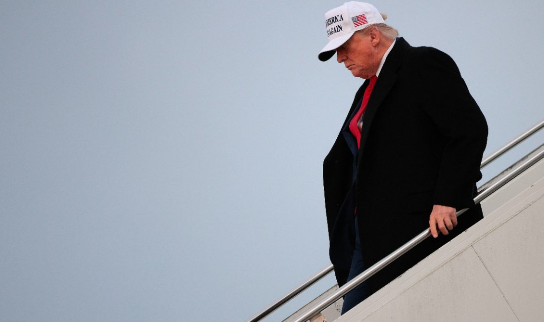 ABD Başkanı Donald Trump, İsrail-İran tansiyonuna ait Air Force One’da