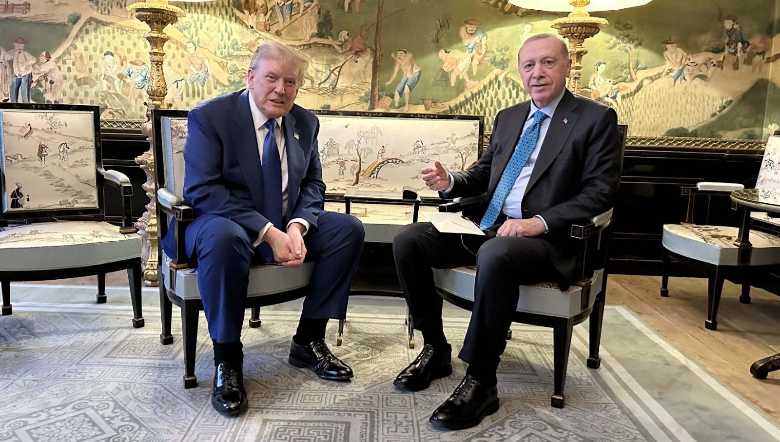 Cumhurbaşkanı Recep Tayyip Erdoğan ve ABD Başkanı Donald Trump, NATO