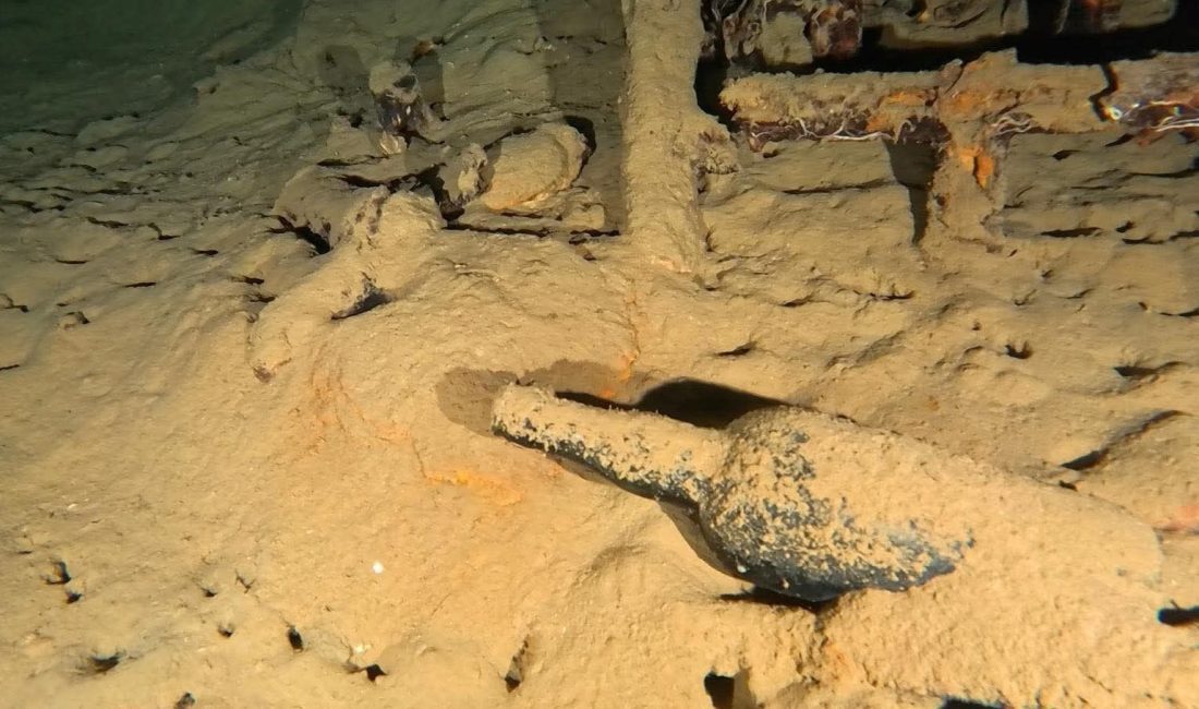 Çanakkale'de bulunan Gelibolu Su Altı Parkı'nda 110 yıllık dolu şarap