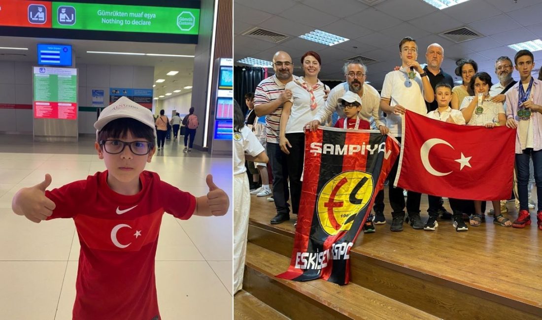 İstanbul'da yaşayan 6 yaşındaki Adil Tuna Öncel, Dubai'de düzenlenen Geleceğin