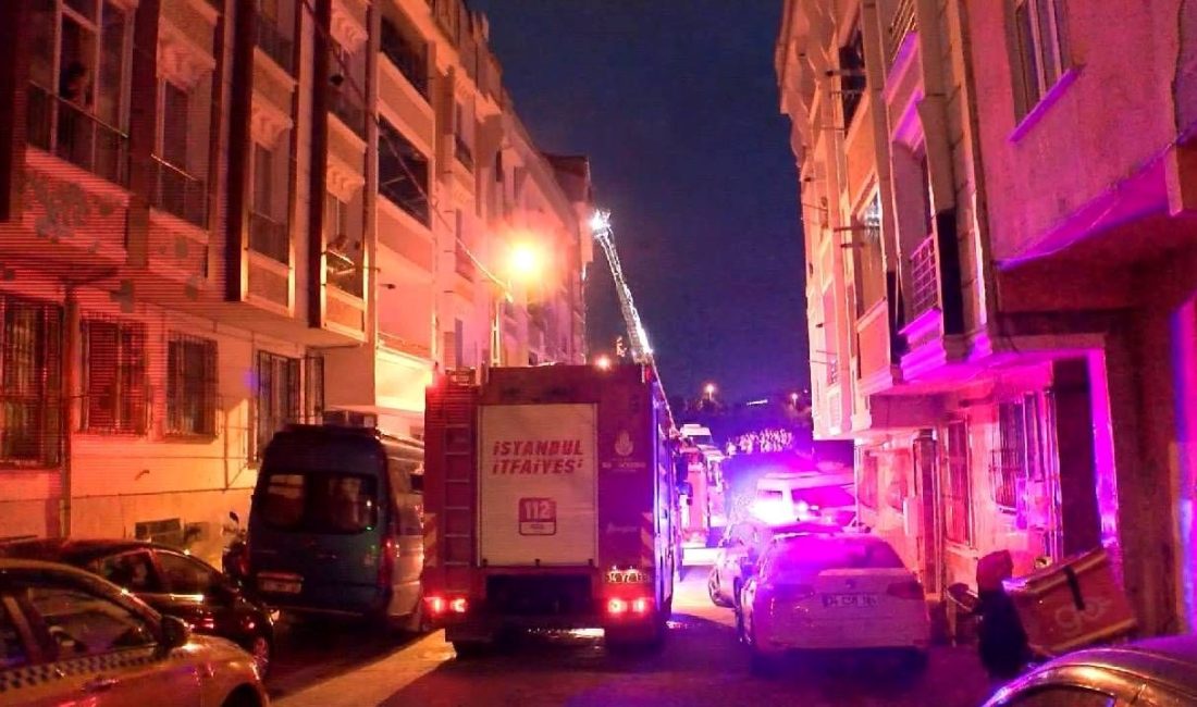 Esenyurt'ta 5 katlı binanın bodrum katında sabaha karşı yangın çıktı.