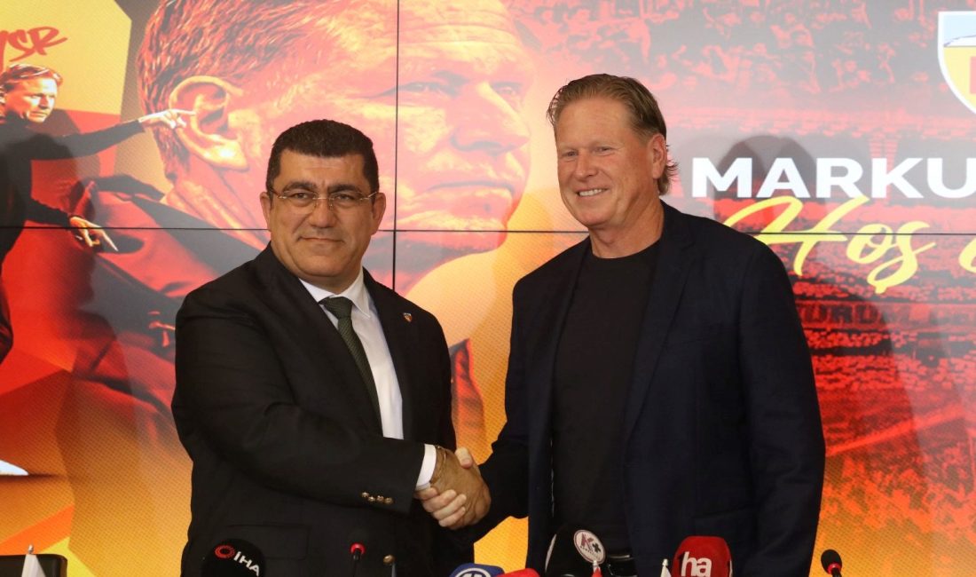 Süper Lig grubu Kayserispor, teknik yönetici Markus Gisdol ile 2 yıllık