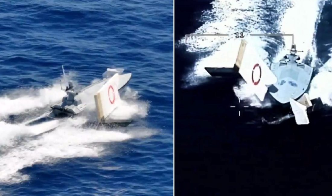 TCG Anadolu'dan Bayraktar TB-3 ile entegre formda kumanda edilen MKE