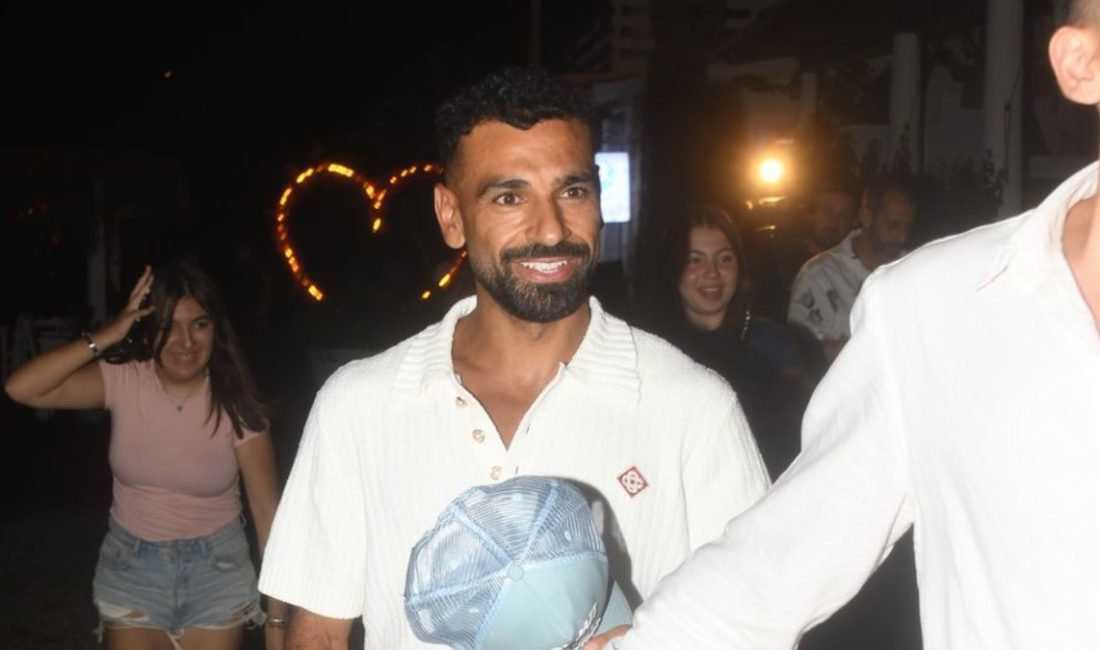 Dünyaca ünlü futbolcu Mohamed Salah, tatil için rotasını Bodrum'a çevirdi.