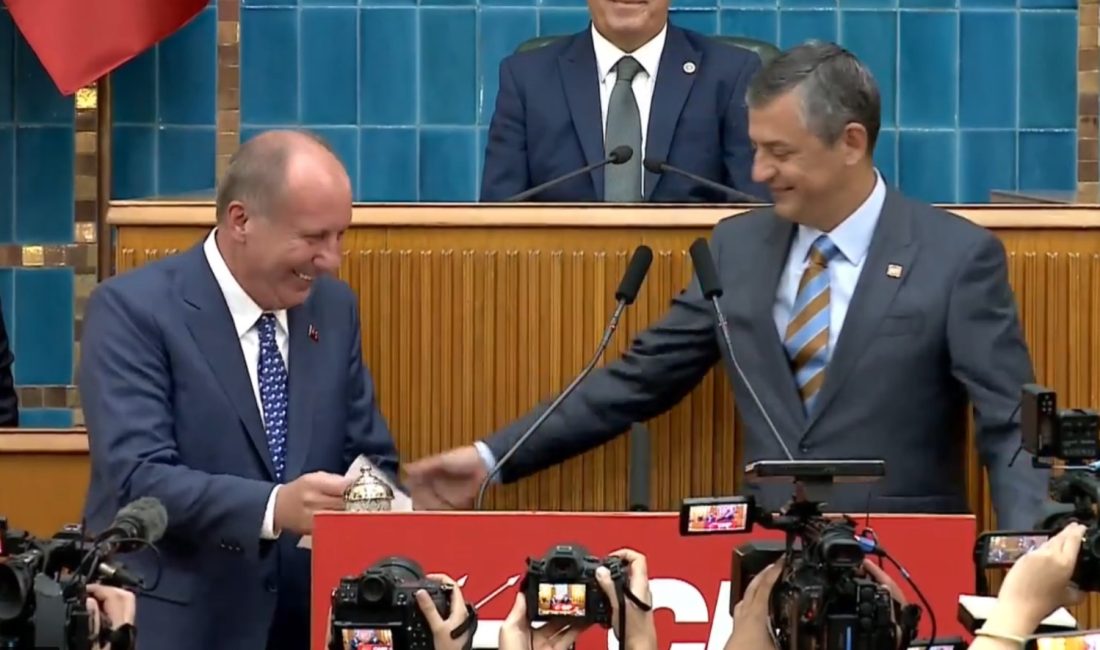 Memleket Partisi Genel Lideri Muharrem İnce, yine CHP'ye katıldı.
