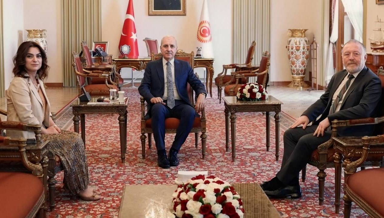 TBMM Lideri Numan Kurtulmuş, DEM Parti heyetiyle basına kapalı bir