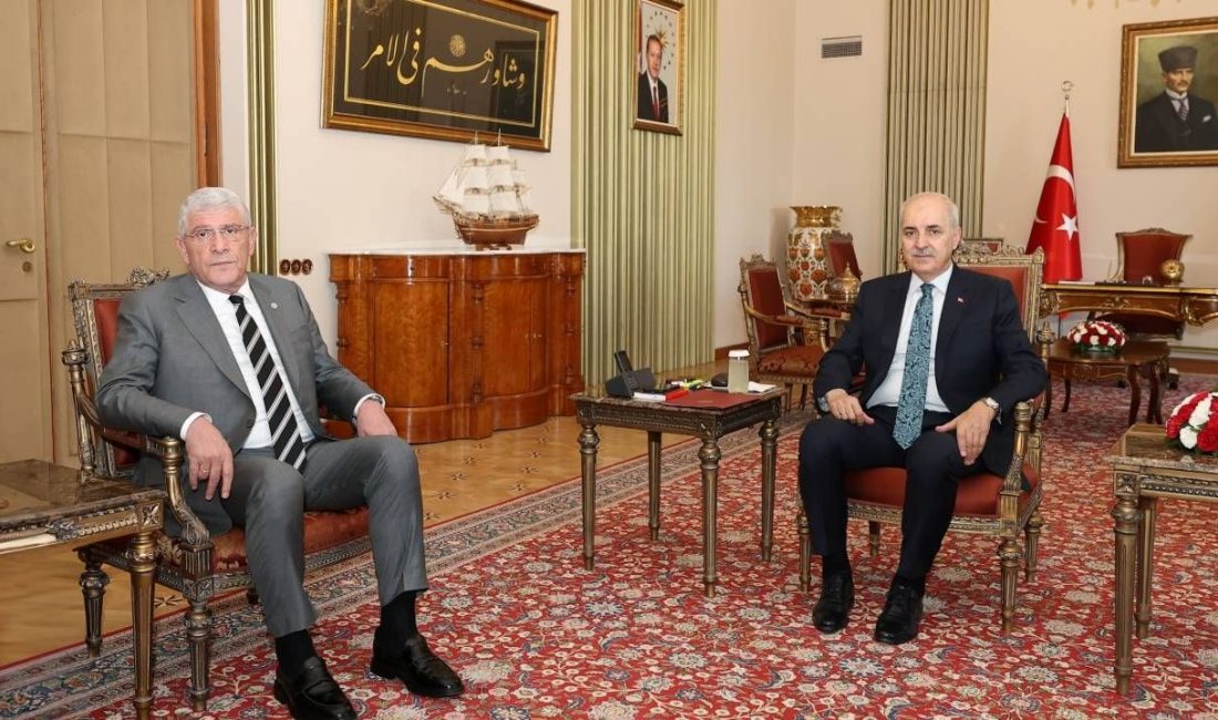 Türkiye Büyük Millet Meclisi (TBMM) Lideri Numan Kurtulmuş, İYİ Parti