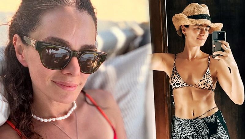 Kendisi üzere oyuncu Burak Yamantürk ile memnun bir evliliği olan Özge