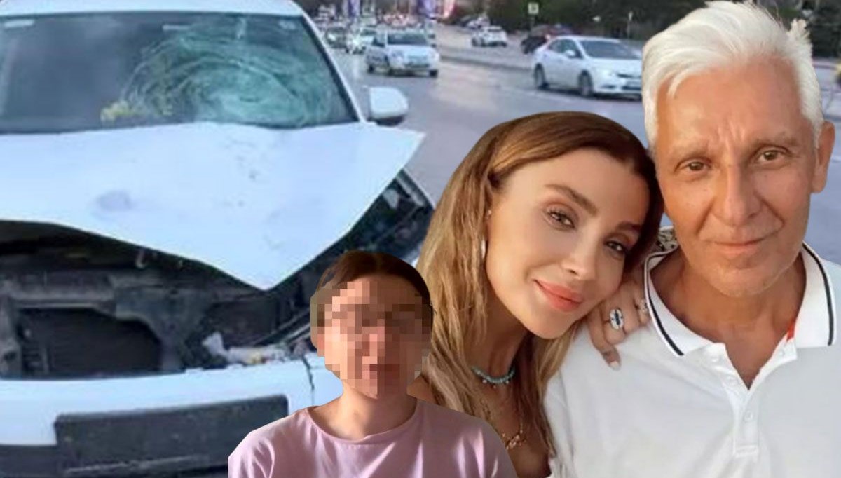 Ankara'da model Özge Ulusoy'un babası Haydar Ulusoy'a yolun karşısına geçerken