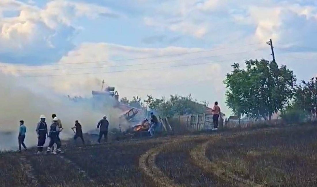 Çorum'da tarlada çıkan yangının kundaklama nedeniyle çıktığı belirlendi. Polis 96