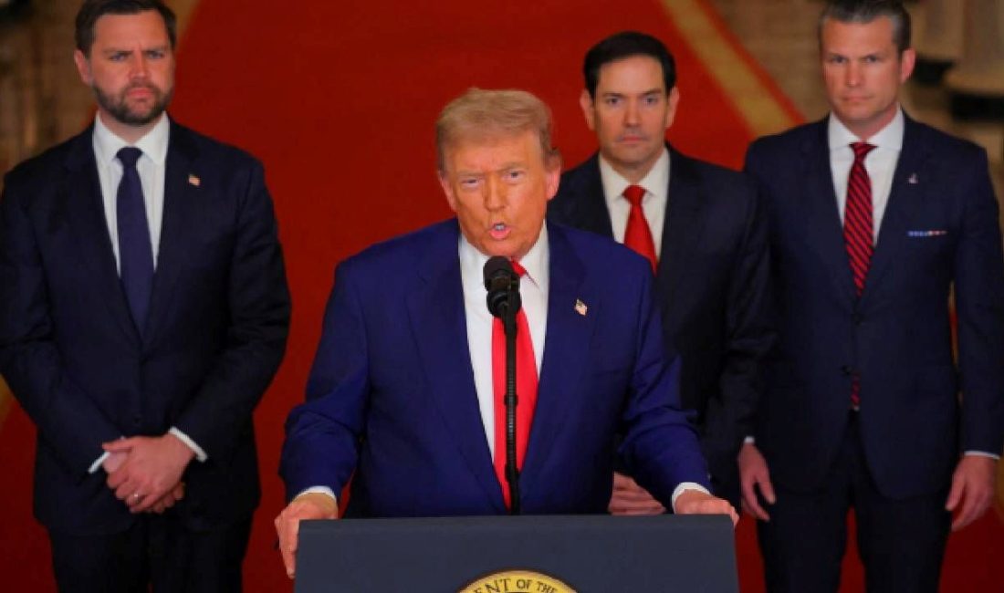 ABD Başkanı Donald Trump, İran'ın üç nükleer tesisine düzenledikleri atağın