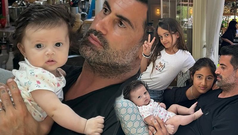 Geçtiğimiz aylarda üçüncü defa baba olan Volkan Demirel, kızlarıyla verdiği