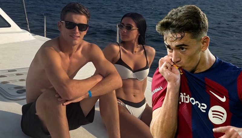 Barcelona'nın yıldızı Gavi, uğruna prensesi reddettiği sevgilisi Ana Pelay ile