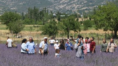 Feke ilçesindeki kırsal mahalleler, hoş kokusu ve imgesiyle ilgi gören