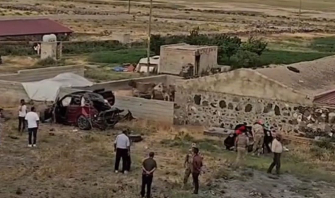 Ağrı'da cezaevinden müsaadeli olarak çıktığı öğrenilen şahsın kullandığı araba denetimden