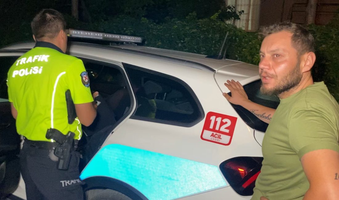 Aksaray’da 1.51 promil alkollü formda yakalanan şoför, ehliyetine el konulacağını