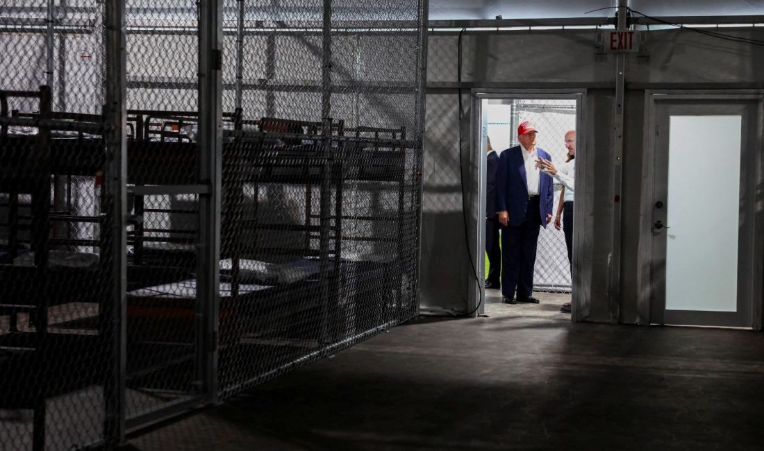 ABD'nin Everglades bölgesinde yer alan Alcatraz Göçmen Gözaltı Merkezi'nden hudut