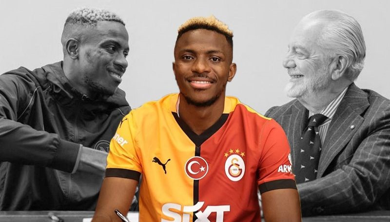 Galatasaray'da taraftarların merakla beklediği Victor Osimhen transferi için sıcak gelişmeler