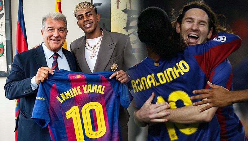 10 numaranın Yamal'a verilmesinin akabinde Barcelona'da 2 günde forma satış