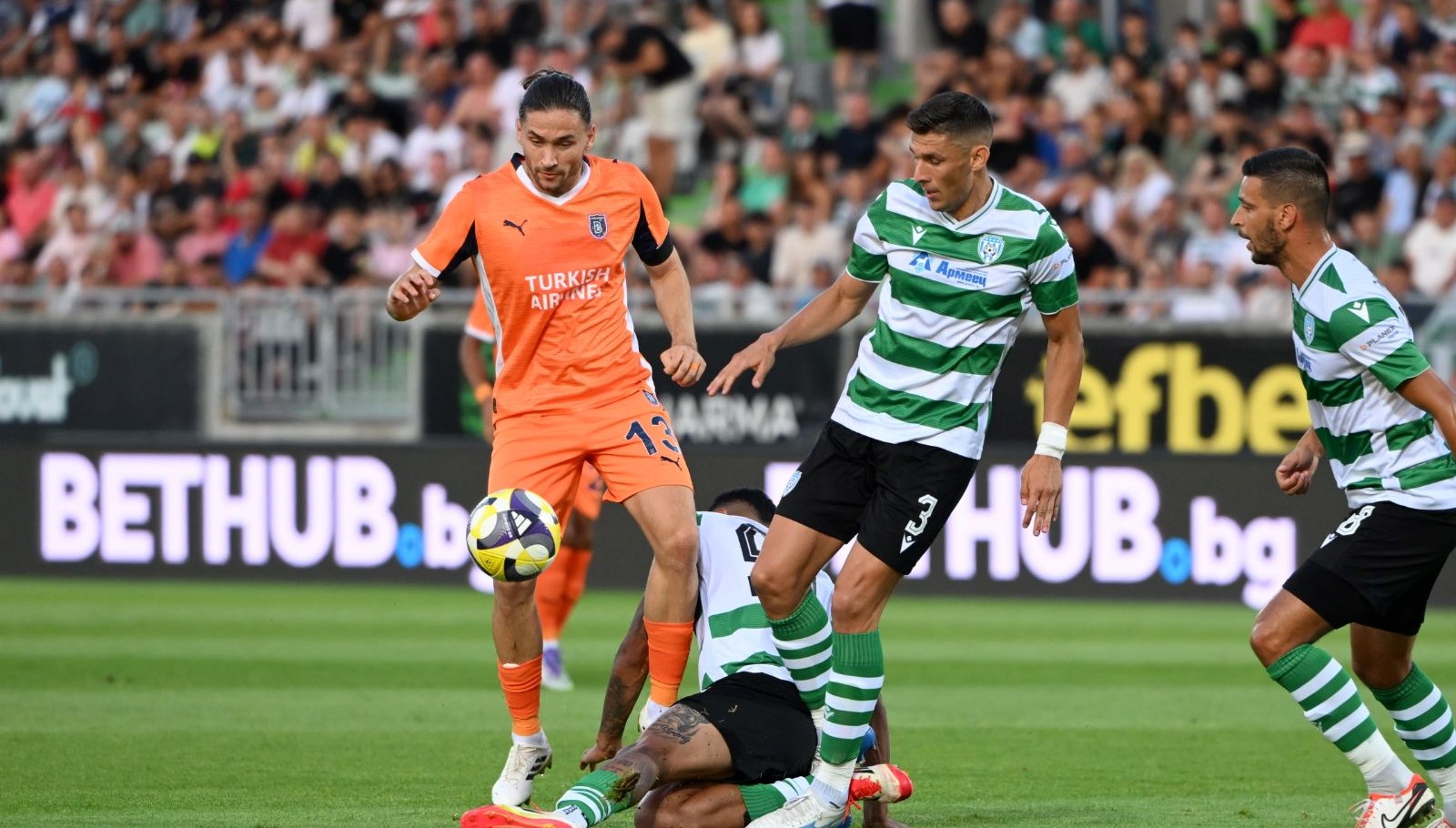 Başakşehir, UEFA Konferans Ligi 2. eleme tipi birinci maçında Bulgaristan