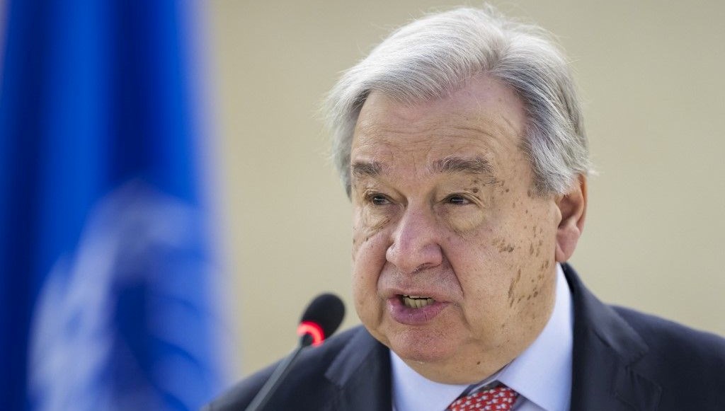 Birleşmiş Milletler (BM) Genel Sekreteri Antonio Guterres, "Filistinliler için devlet