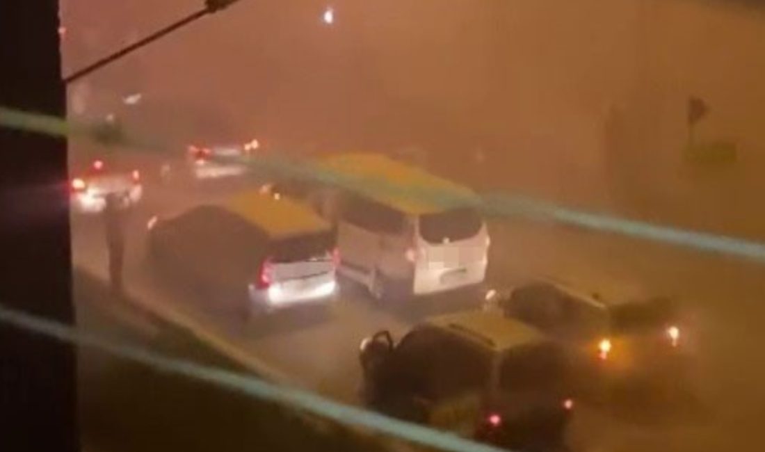 Yıldırım ilçesinde, asker uğurlama konvoyunda silahla havaya ateş açan şahıslar,