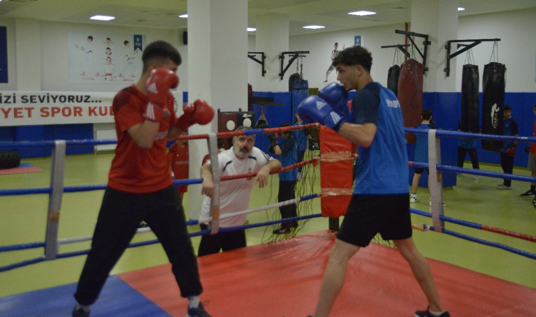 Bursa Emniyet Boks Kulübü'nde, imkanı olmayan 9-21 yaş ortası 40