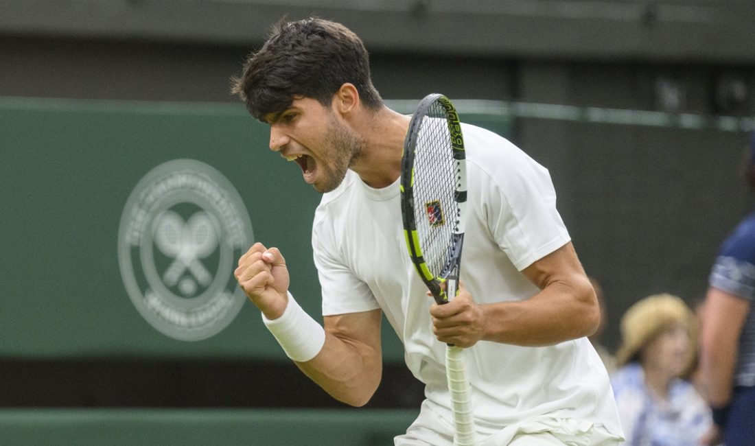 Dönemin üçüncü grand slam tenis turnuvası Wimbledon'da Carlos Alcaraz, çeyrek