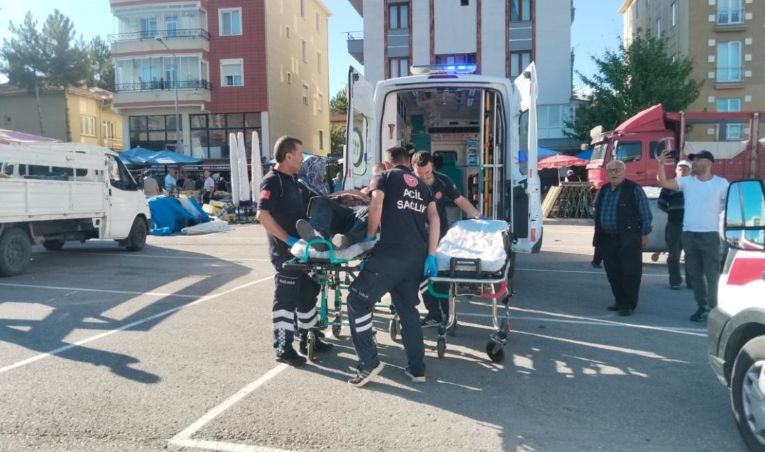 Bahçelievler Mahallesi’nde iki pazar esnafı ortasında çıkan yer uyuşmazlığı nedeniyle