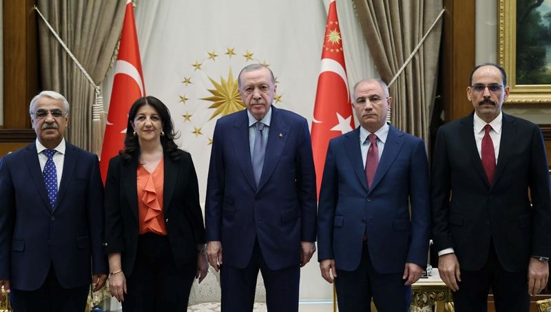 Cumhurbaşkanı Recep Tayyip Erdoğan, DEM Parti heyetini kabul etti. Görüşme sonrası