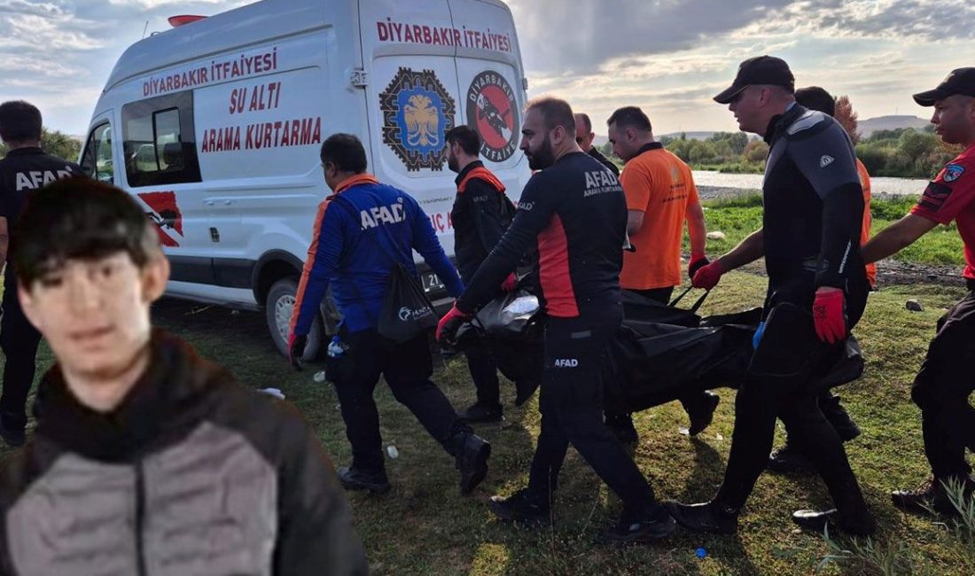 Diyarbakır'da Dicle Irmağı'nda boğulma tehlikesi geçirenlere yardım ederken suda kaybolan