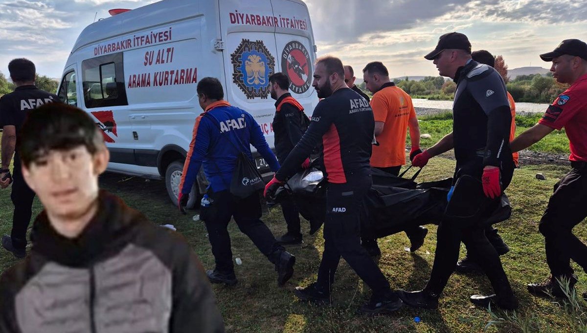 Diyarbakır'da Dicle Irmağı'nda boğulma tehlikesi geçirenlere yardım ederken suda kaybolan