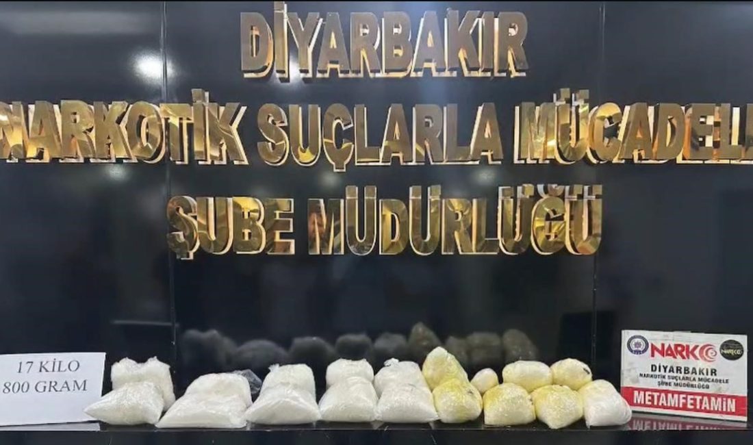 Diyarbakır'da 3 farklı operasyonda 43 kilogram uyuşturucu husus ele geçirilirken,