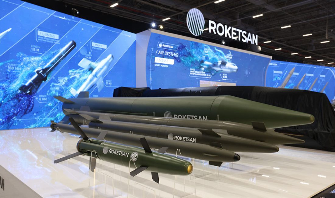 IDEF 2025 (Uluslararası Savunma Sanayii Fuarı) kapsamında Roketsan’ın tanıttığı Tayfun