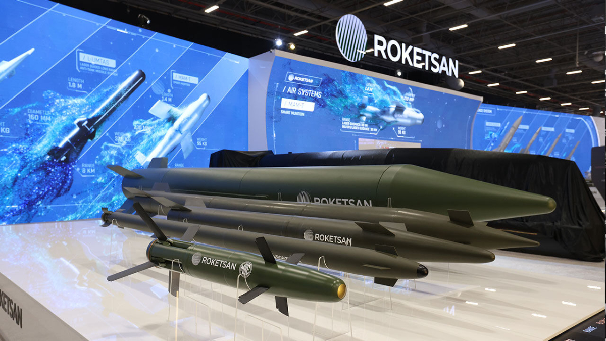 IDEF 2025 (Uluslararası Savunma Sanayii Fuarı) kapsamında Roketsan’ın tanıttığı Tayfun