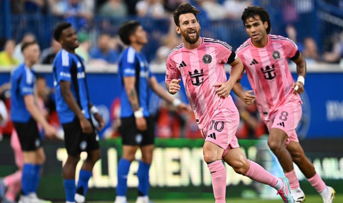 Lionel Messi, Inter Miami'nin Montreal'e 4-1'lik galibiyetinde attığı harika golle