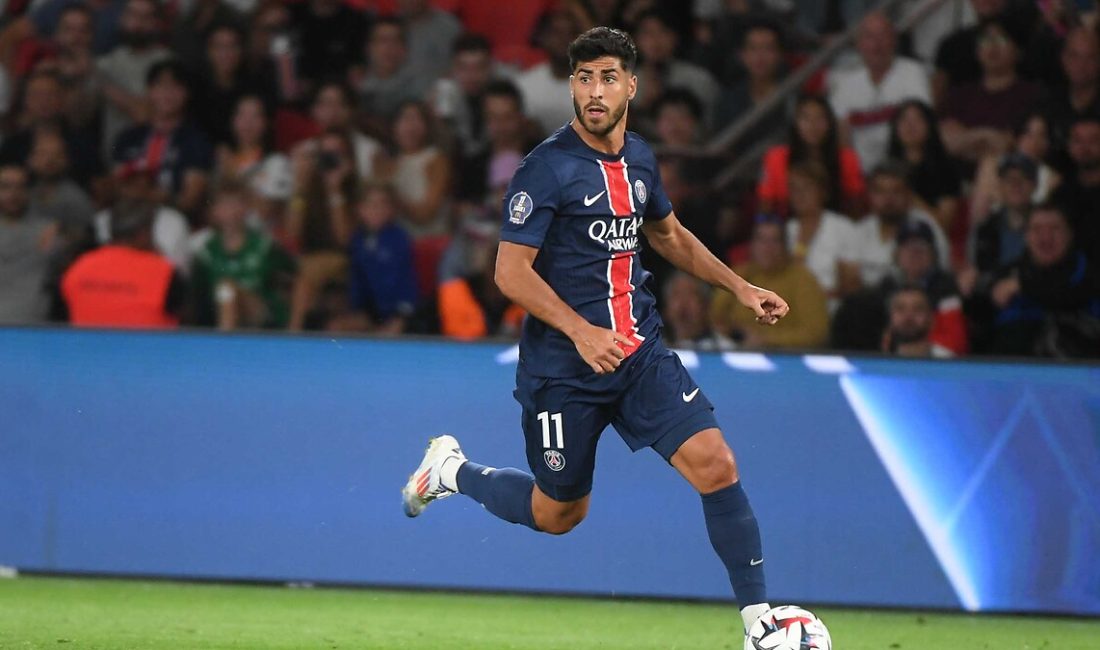 Paris Saint-Germain ile yollarını ayırması beklenen İspanyol futbolcu Marco Asensio