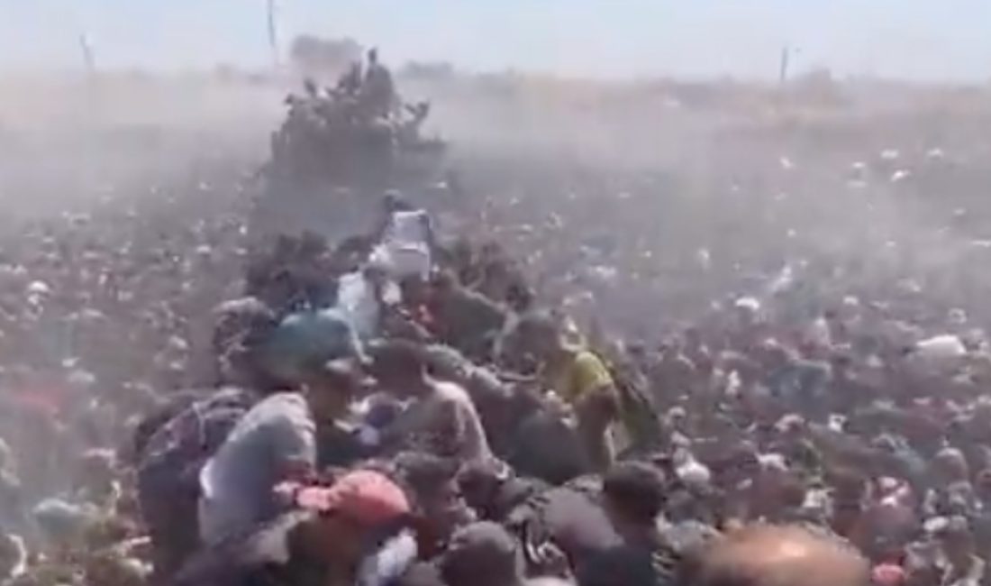 Gazze'de yardım dağıtımında ortaya çıkan manzaralar, İsrail zulmünü bir defa